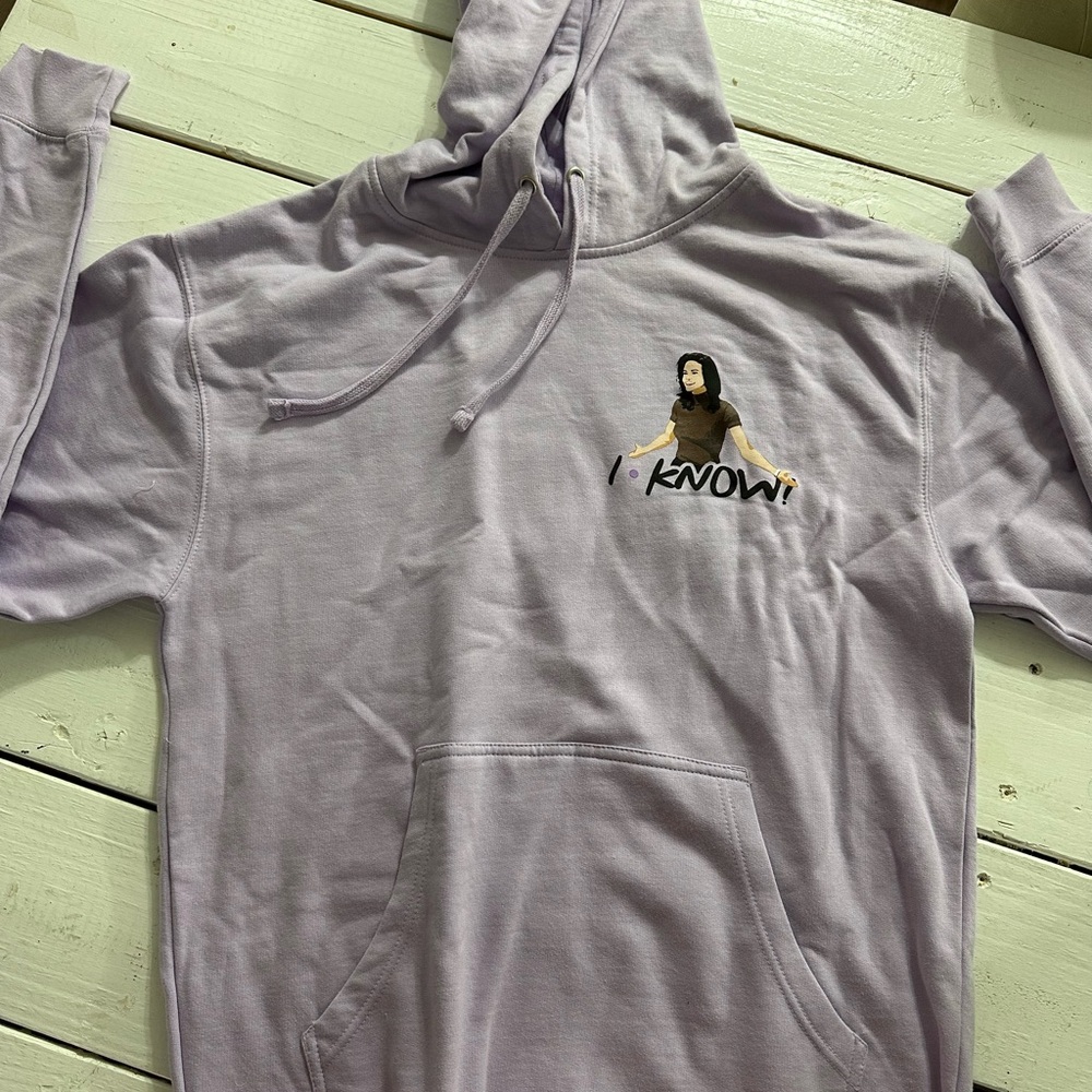 Lavender Graphic Hoodie